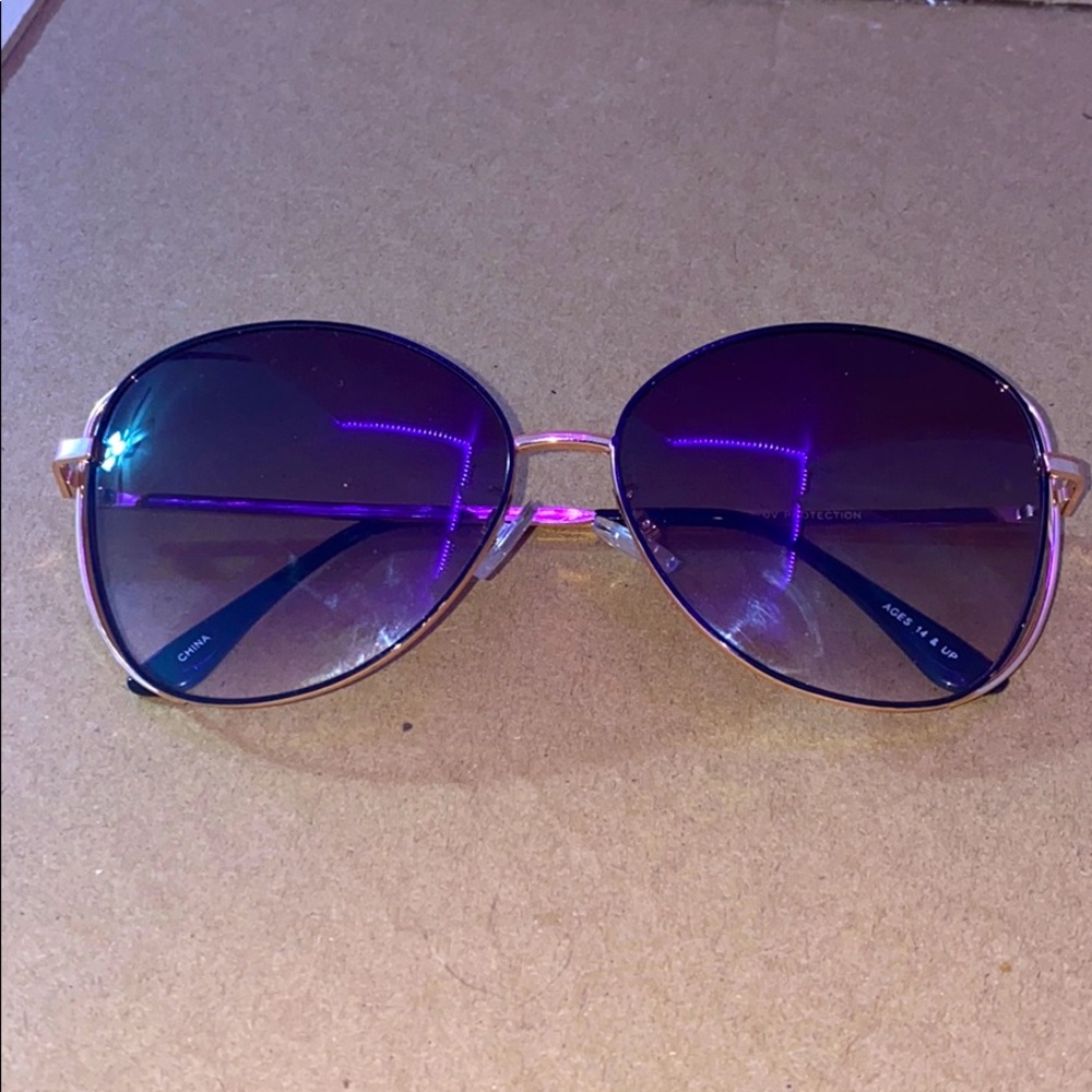 Gold sunglasses
